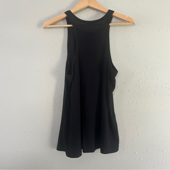 Intimately Free People Black Sleeveless Tank Top Oversized Ribbed Comfy Neutral - Picture 5 of 7